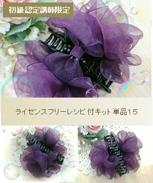 初級ライセンスフリーレシピ付キット単品15