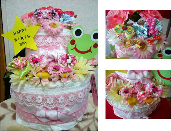 おむつケーキ例