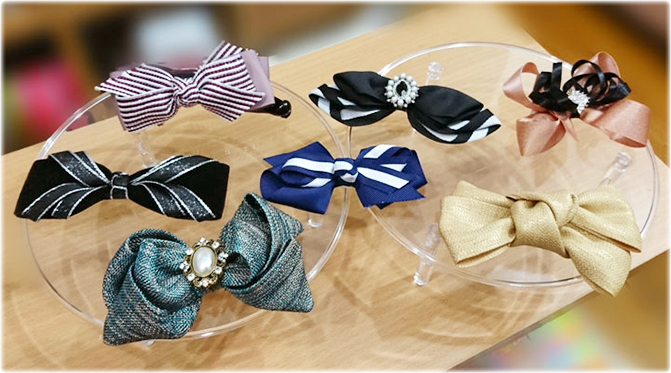 製作できる７種のリボン